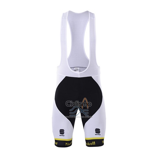 Tinkoff Ropa Ciclismo Culotte Corto 2017 Mangas Cortas AMarillo